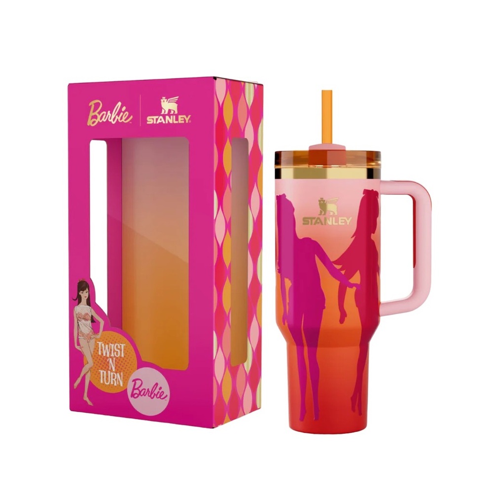 Barbie x Stanley 60s Twist โN Turn 40oz Quencher - Picture 2 of 7